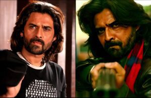 Mukul Dev in a promotional still from Son of Sardaar 2, smiling in a vibrant Punjabi setting